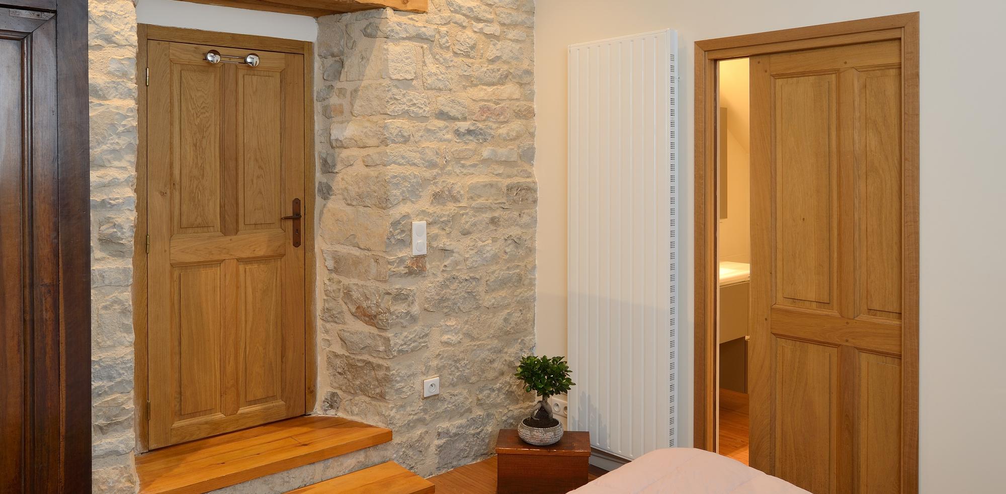 porte d'interieur en bois aubrac