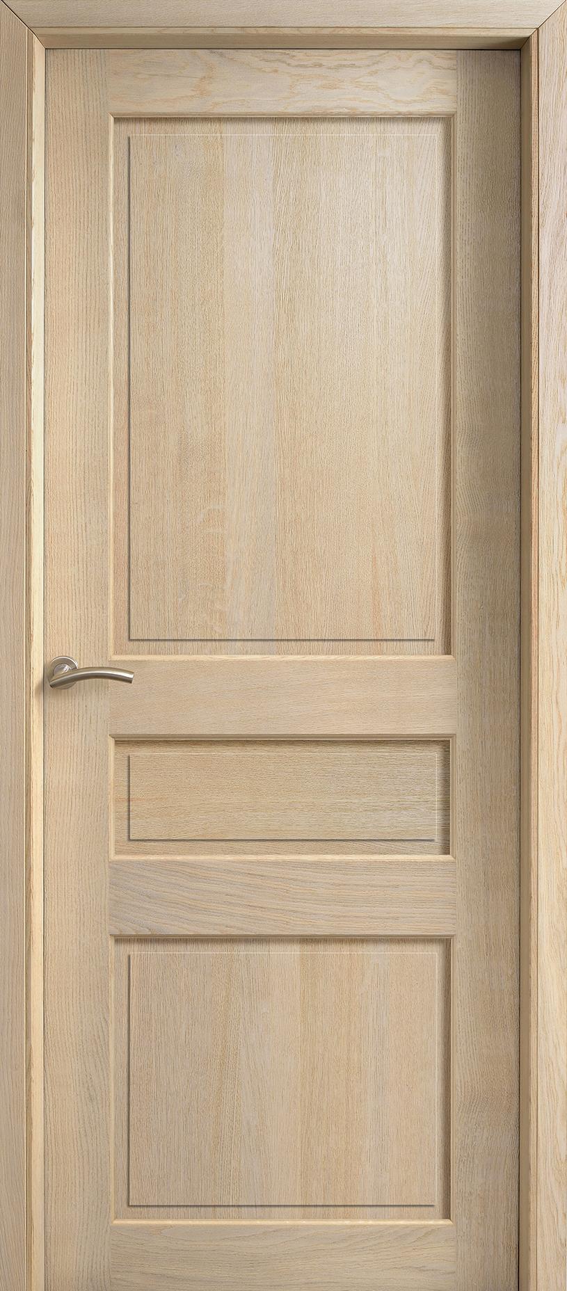 Porte Intérieur Bois - Quercy - Chêne sélectionné blanchi brossé