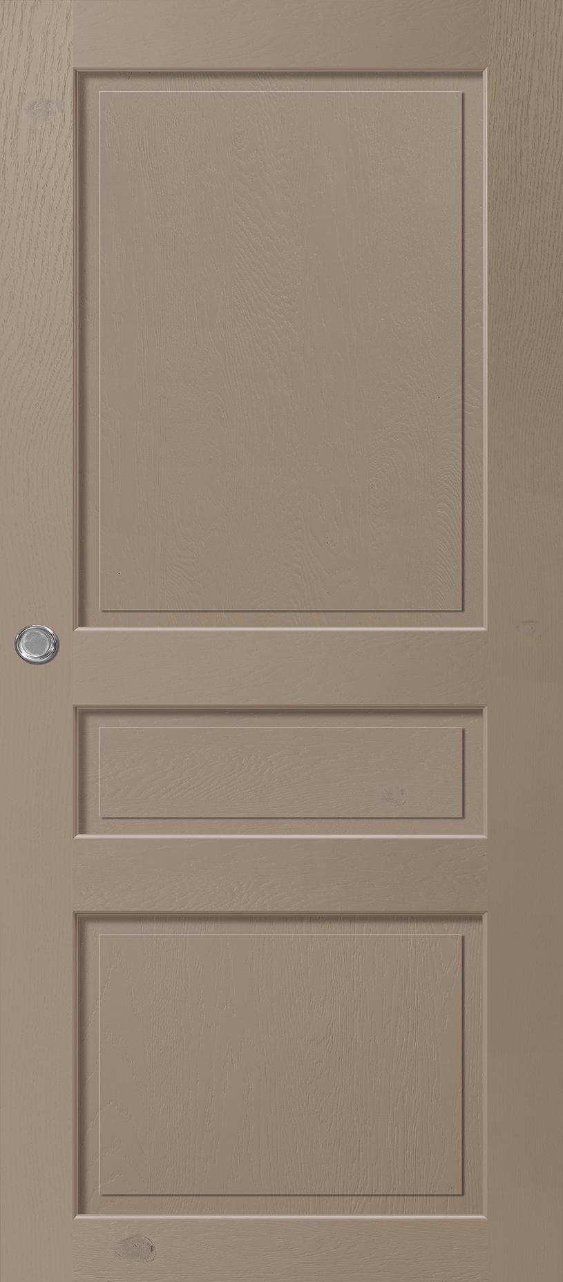 Porte Intérieure Bois Coulissante - Quercy - Chêne rustique lin