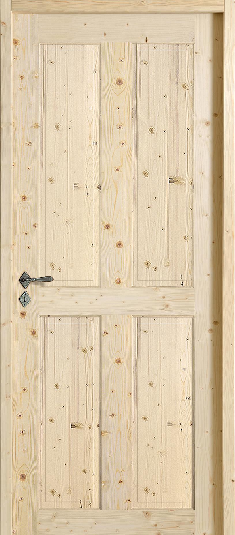 Porte Intérieur Bois - Aubrac - Épicéa brut