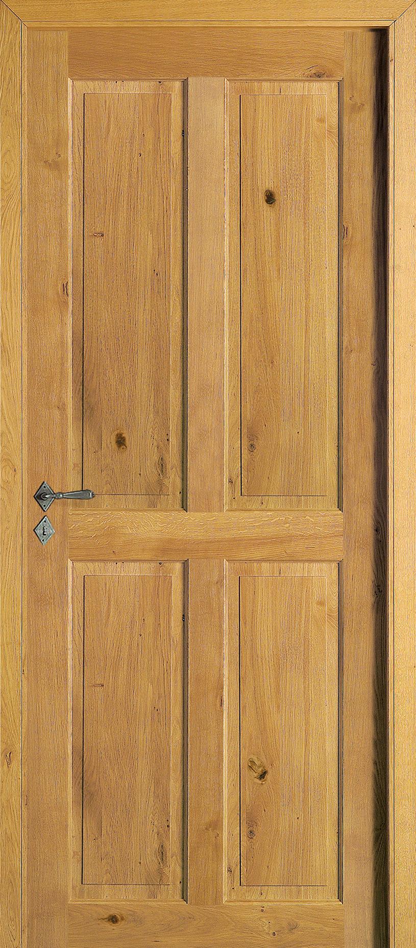 Porte Intérieur Bois - Aubrac - Chêne clair rustique