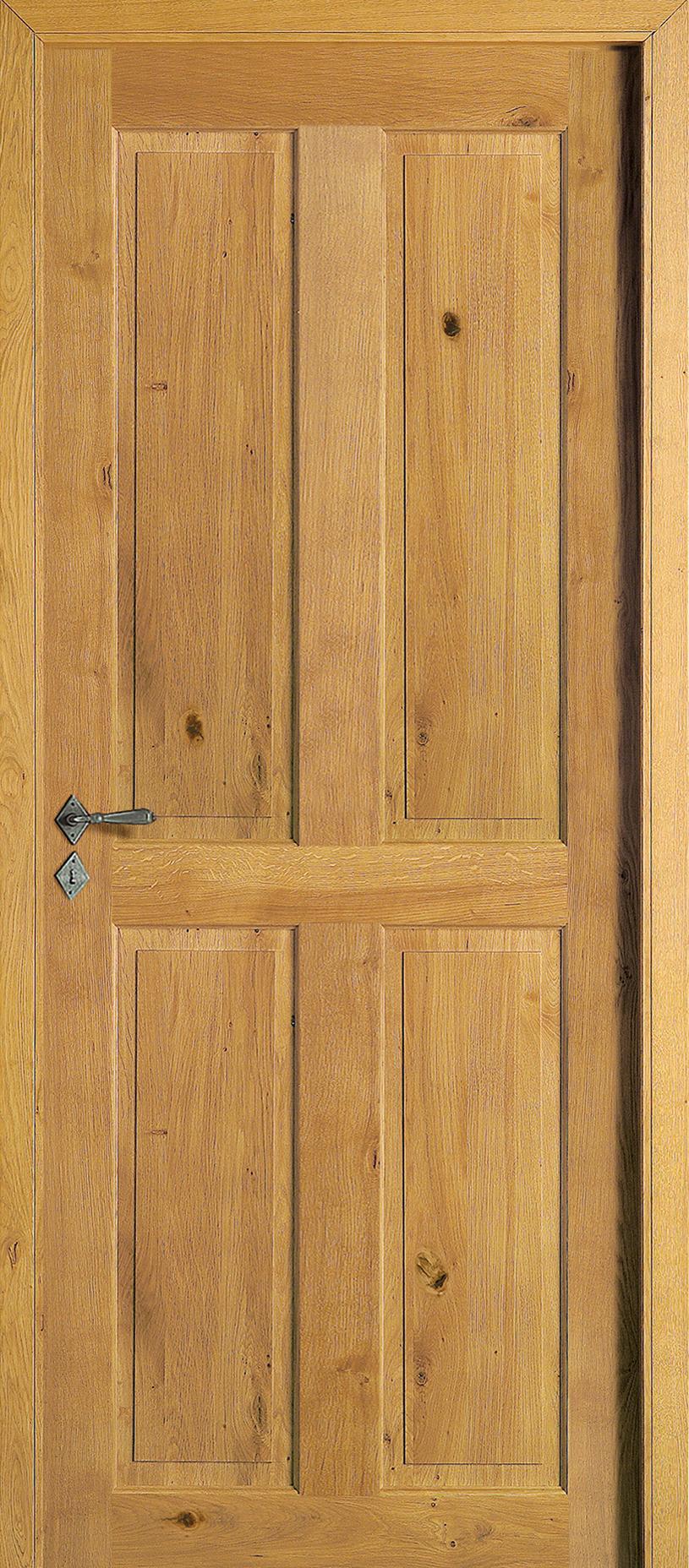 Porte Intérieur Bois - Aubrac - Chêne clair rustique