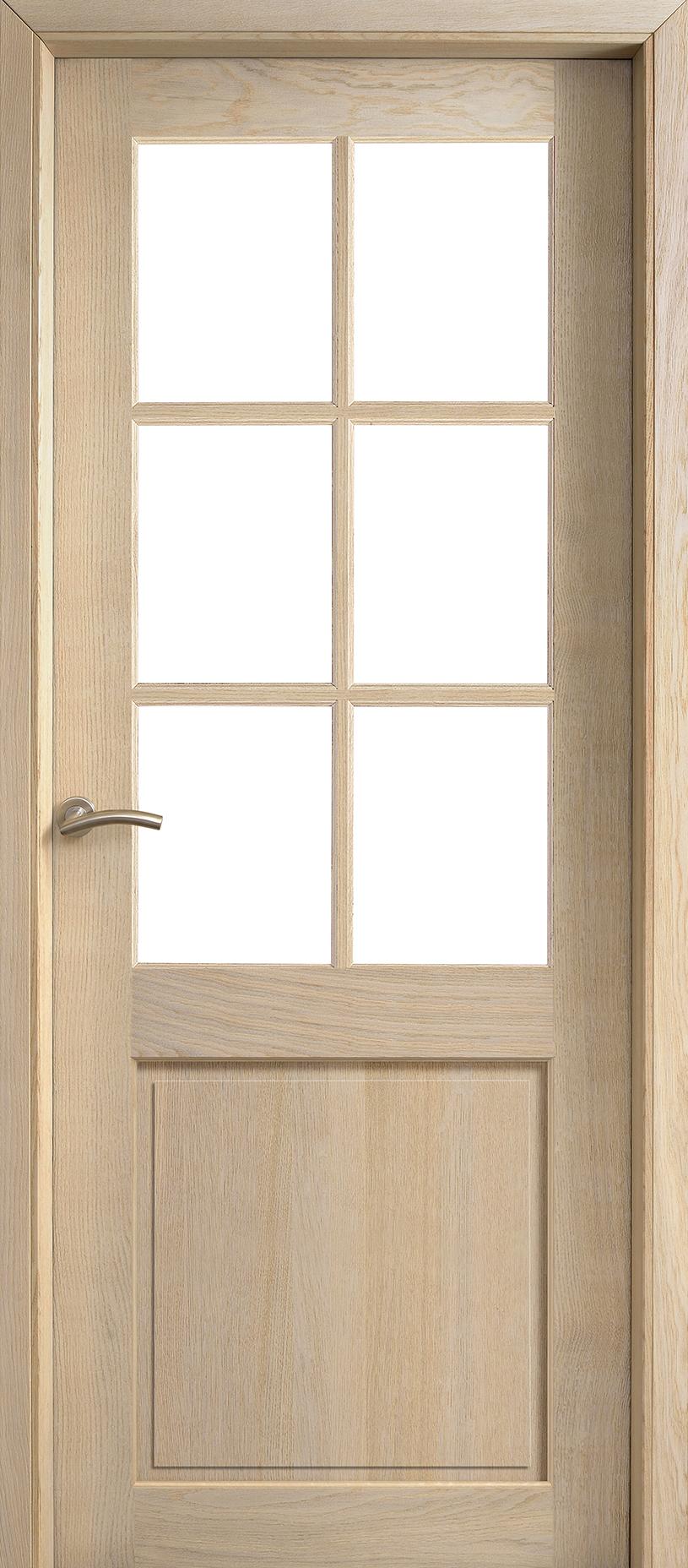 Porte Intérieure Bois Vitrée - Alsace - Chêne sélectionné blanchi brossé