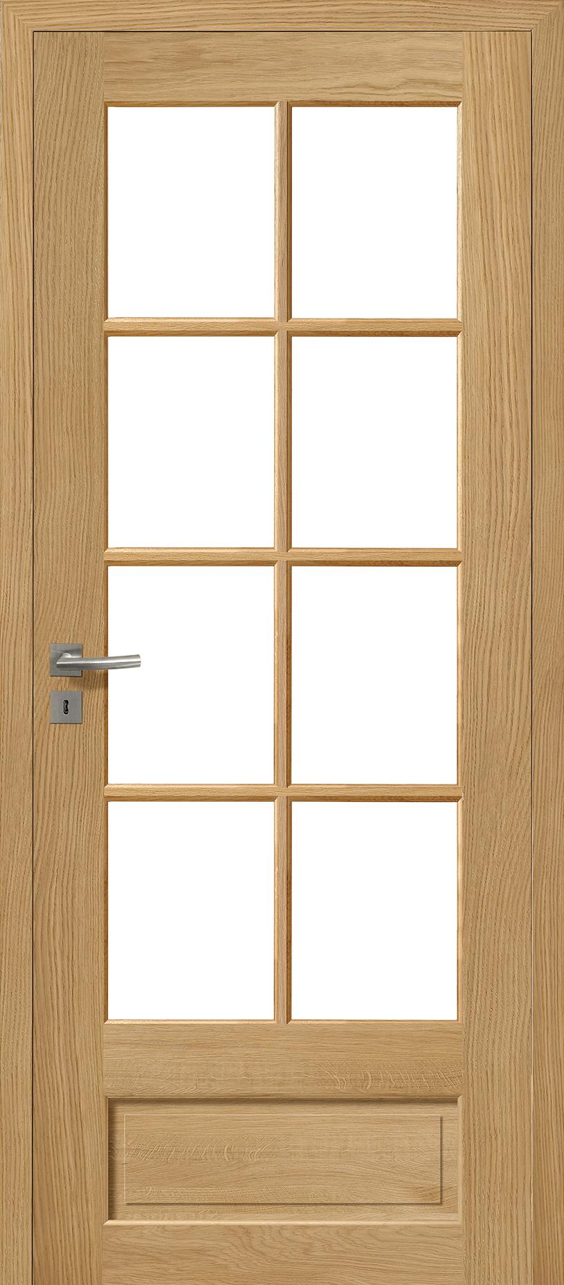 Porte Intérieure Bois Vitrée - Vosges - Chêne sélectionné naturel brossé