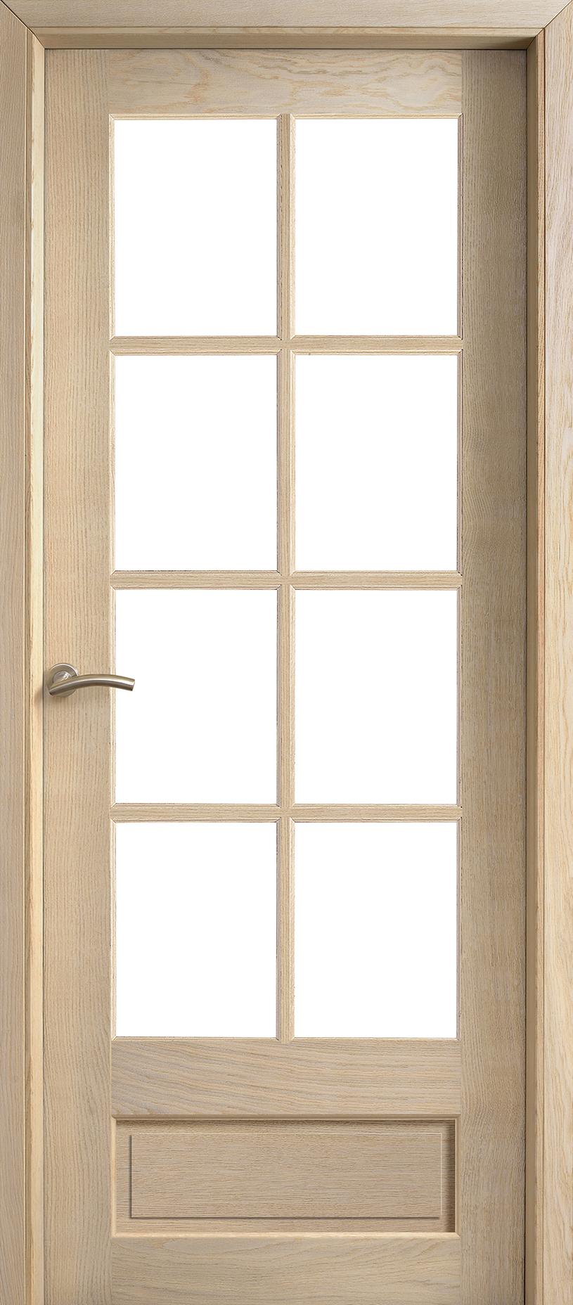 Porte Intérieure Bois Vitrée - Vosges - Chêne sélectionné blanchi brossé