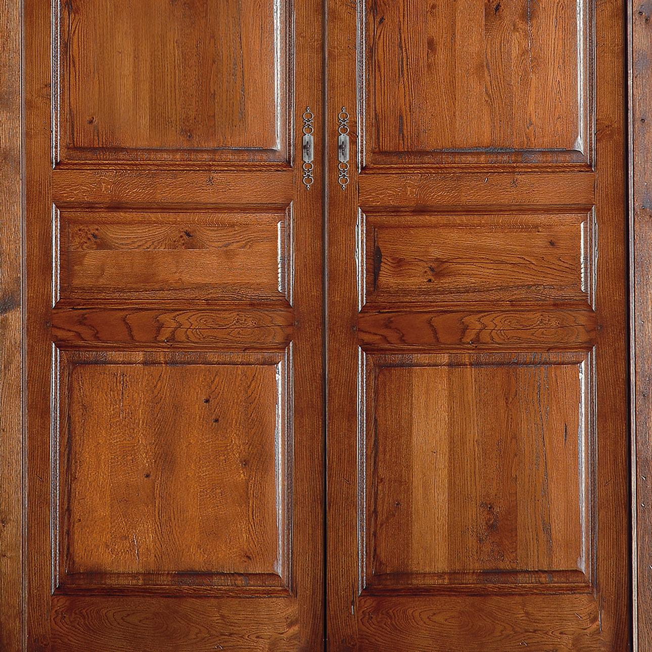 Placard Ouvrant Roziere Quercy Chene Rustique Antiquaire Patine