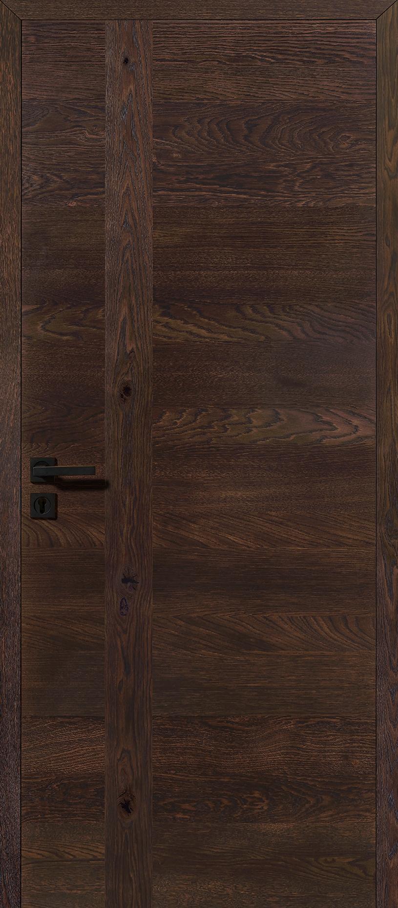 Porte intérieur Bois - Bois Authentique - chêne sélectionné de caractère - brun mat brossé Porte intérieur Bois - Bois Authentique - chêne sélectionné de caractère - brun mat brossé