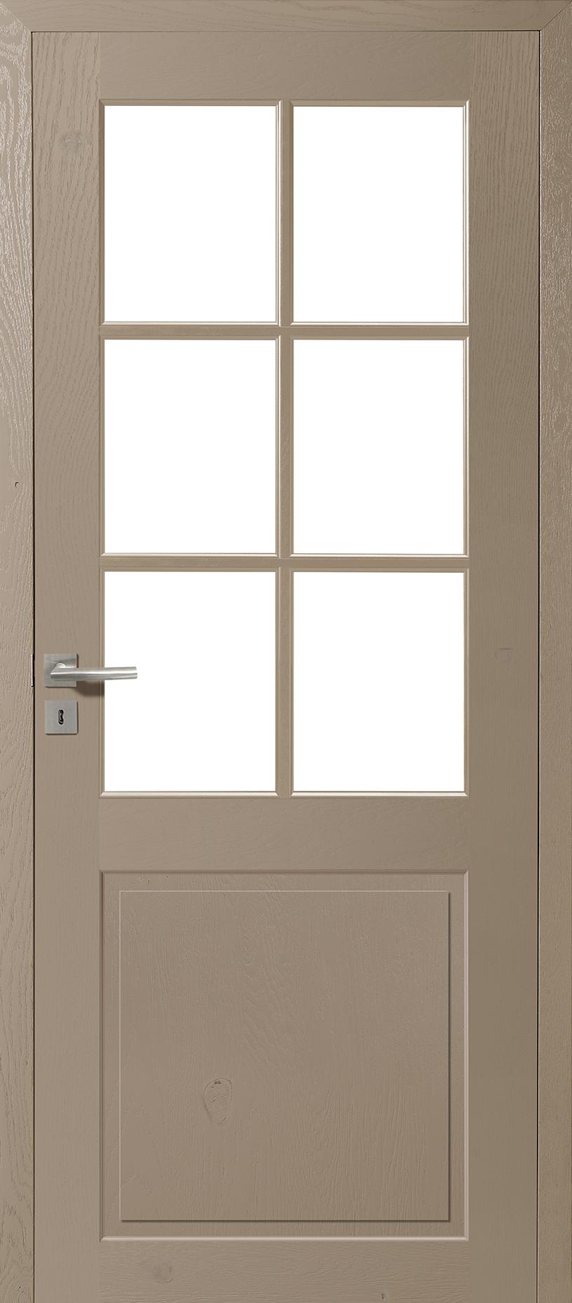 Porte Intérieure Bois Vitrée - Alsace - Chêne rustique lin