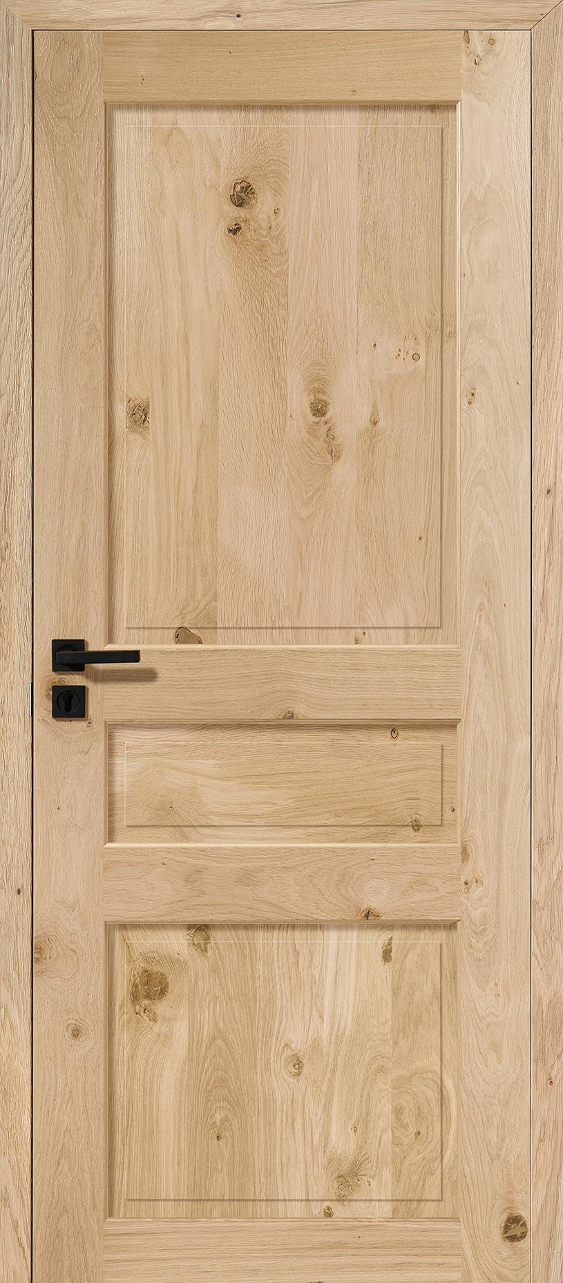Porte Intérieur Bois - Quercy - Chêne rustique ultra mat brossé