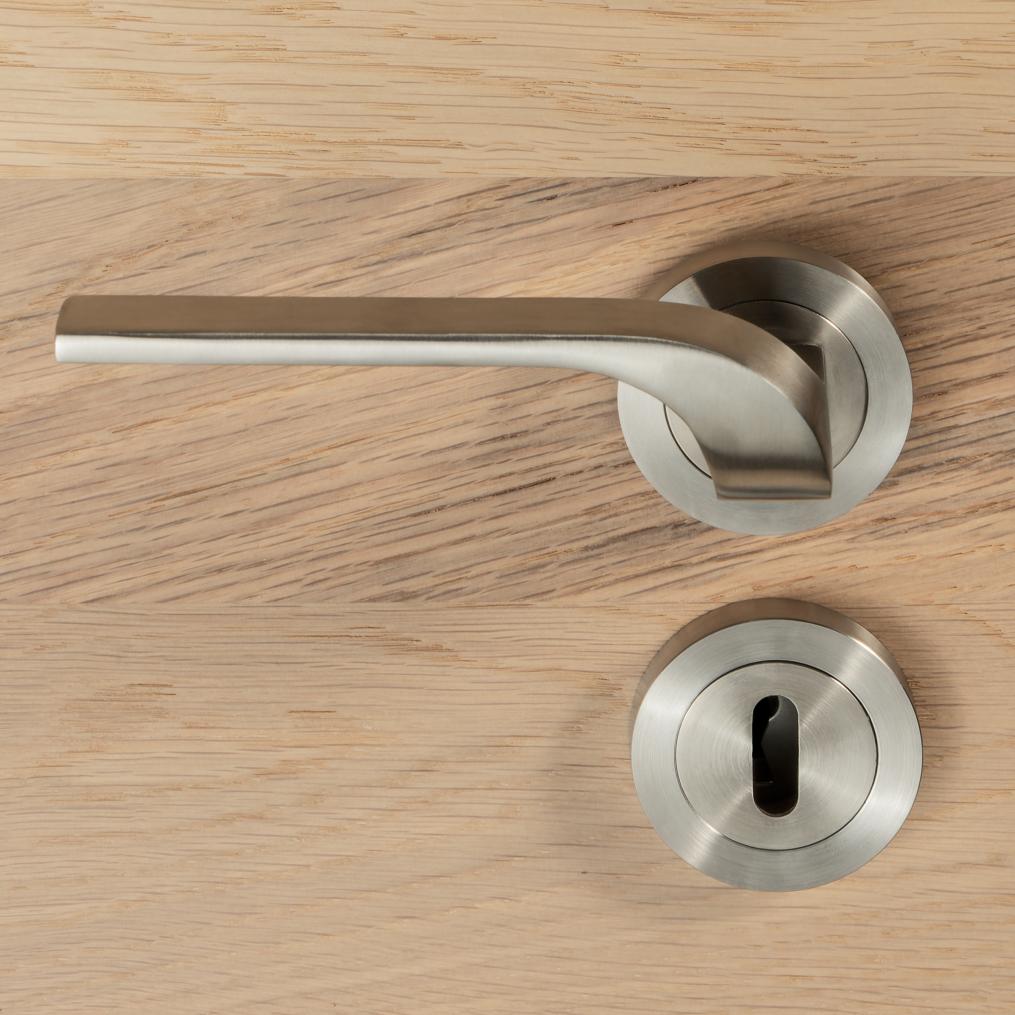 Poignée de porte intérieur design Inox, Alba